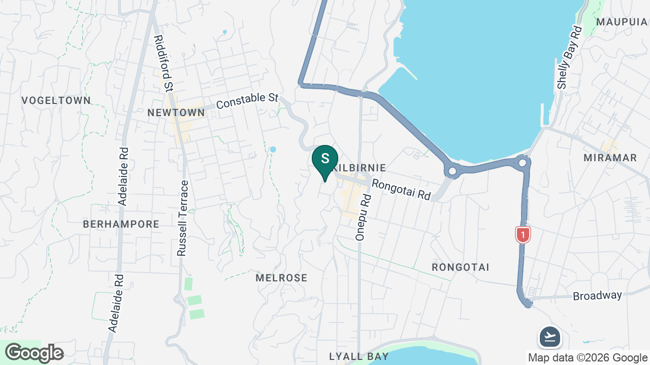 St Catherines College (Kilbirnie) static school zone map