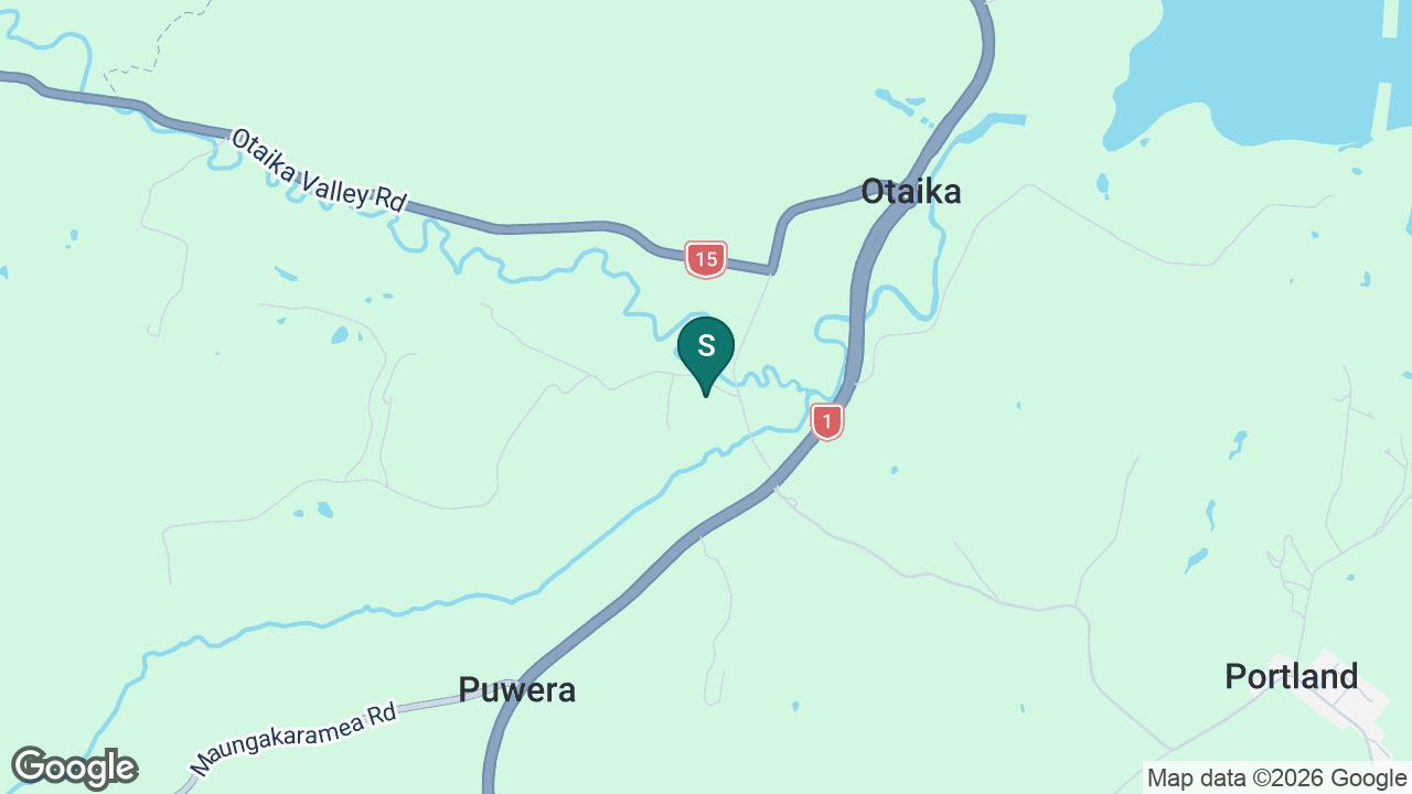 Otaika Valley School static school zone map