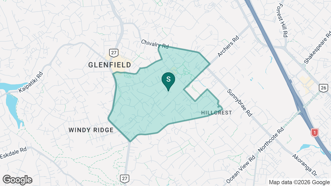 Marlborough School static school zone map