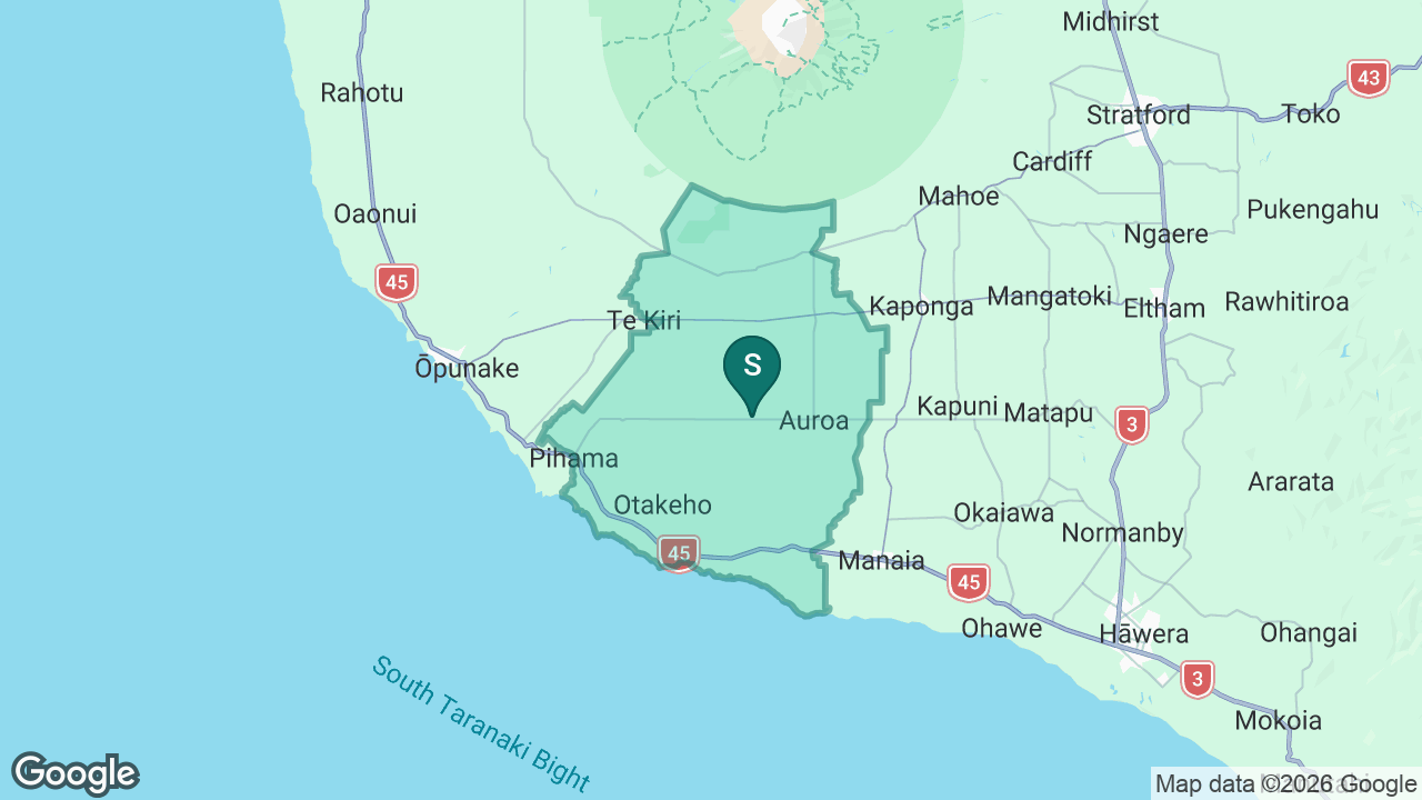 Auroa School static school zone map