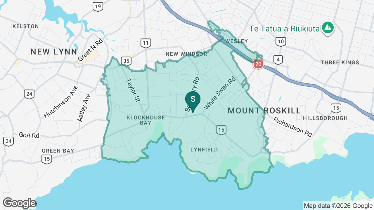 Lynfield College static school zone map