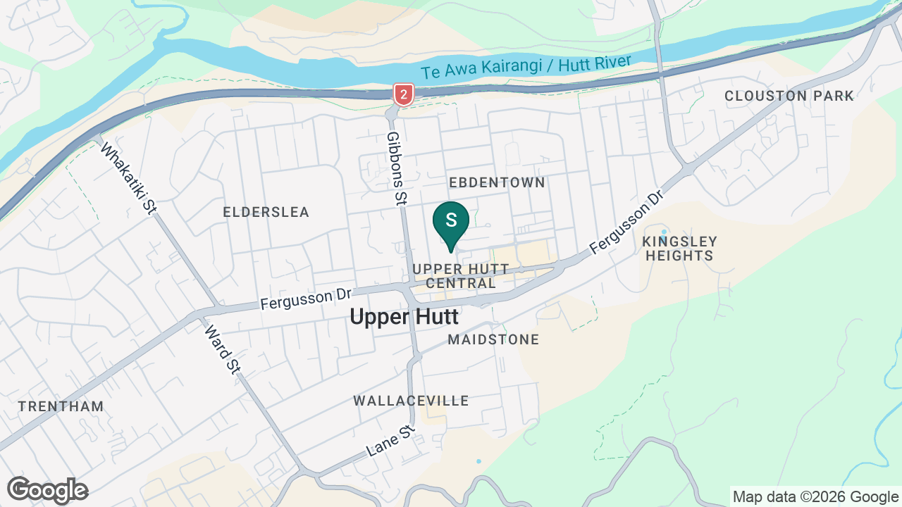 St Joseph's School (Upper Hutt) static school zone map