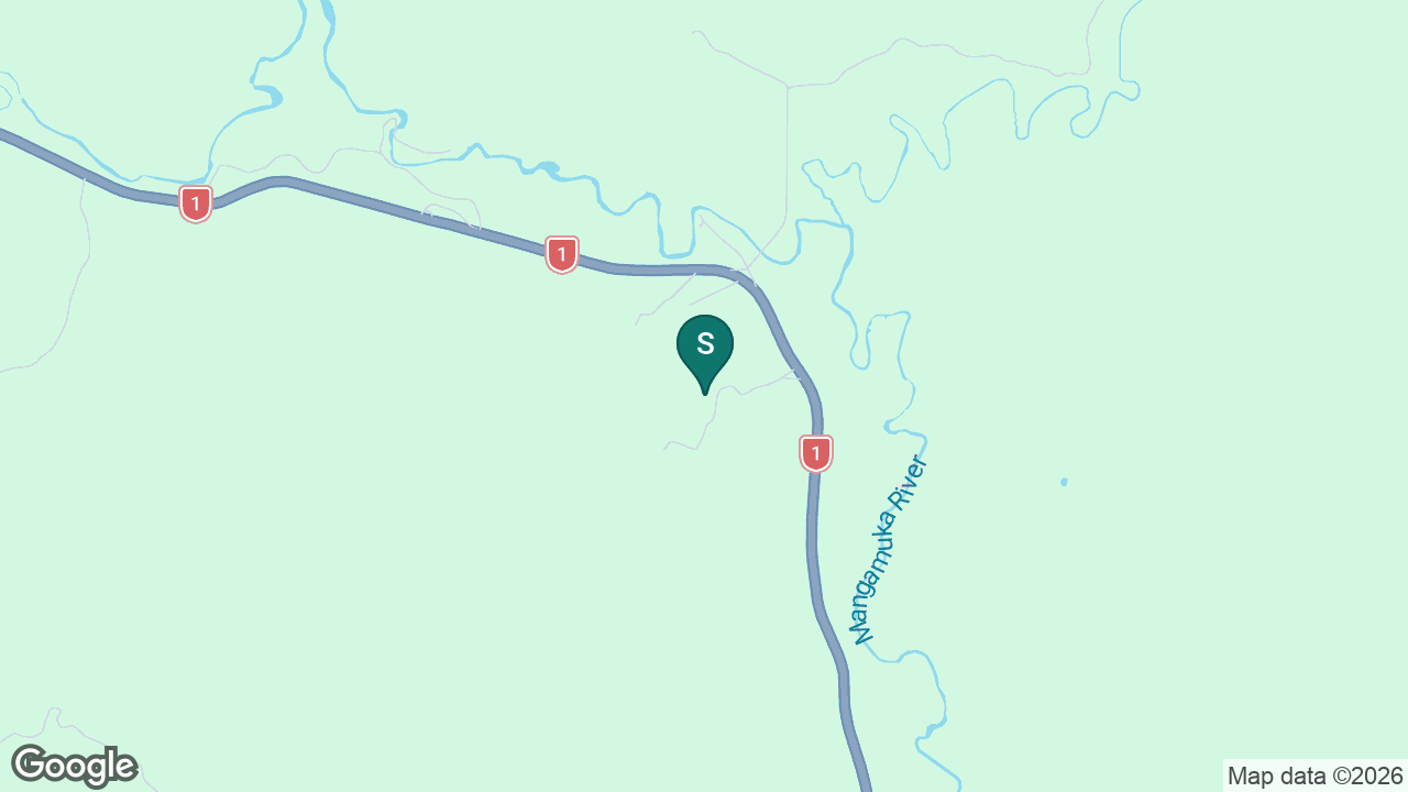 Mangamuka School static school zone map