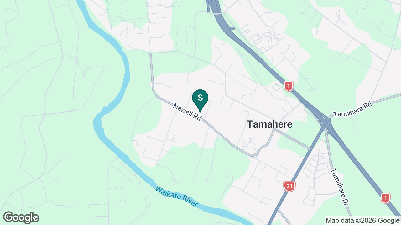 Waikato Montessori Education Centre static school zone map