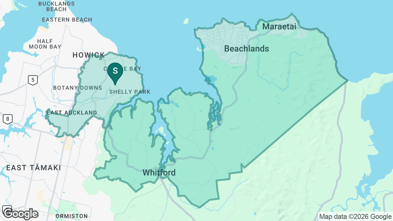 Howick College static school zone map