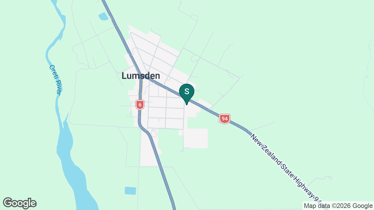 Lumsden School static school zone map