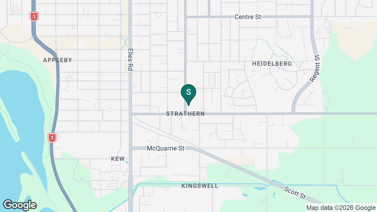 Fernworth Primary School static school zone map