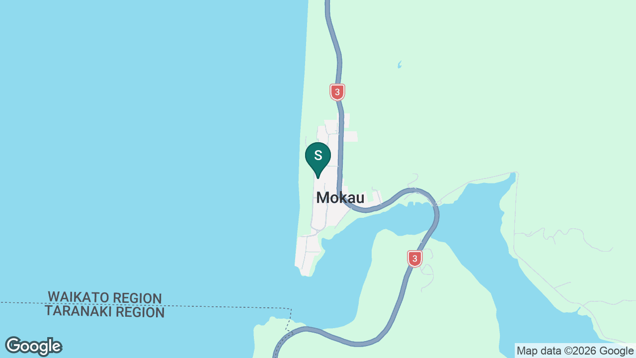Mokau School static school zone map