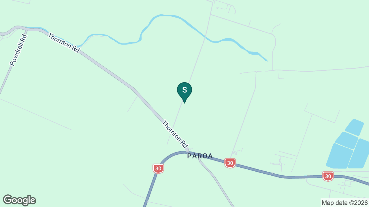 Whakatane Teen Parent Unit static school zone map