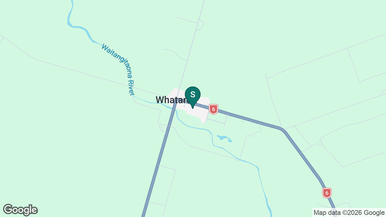 Whataroa School static school zone map