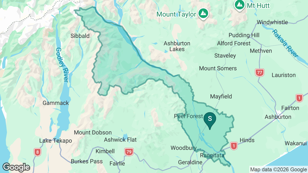 Carew Peel Forest School static school zone map