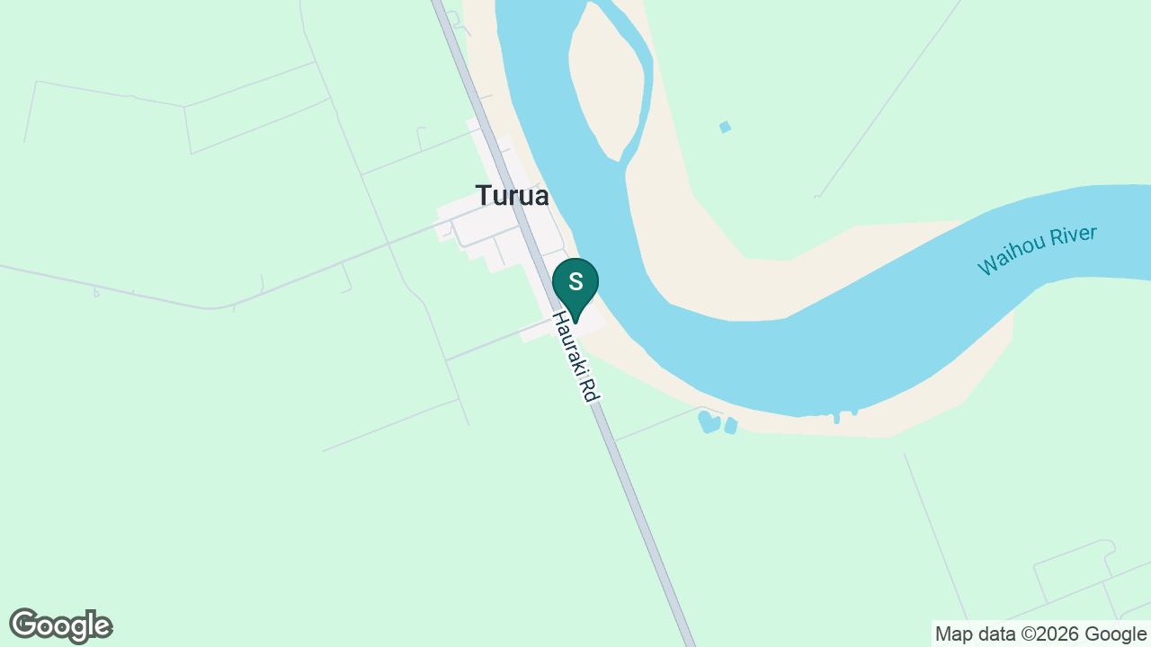 Turua Primary School static school zone map