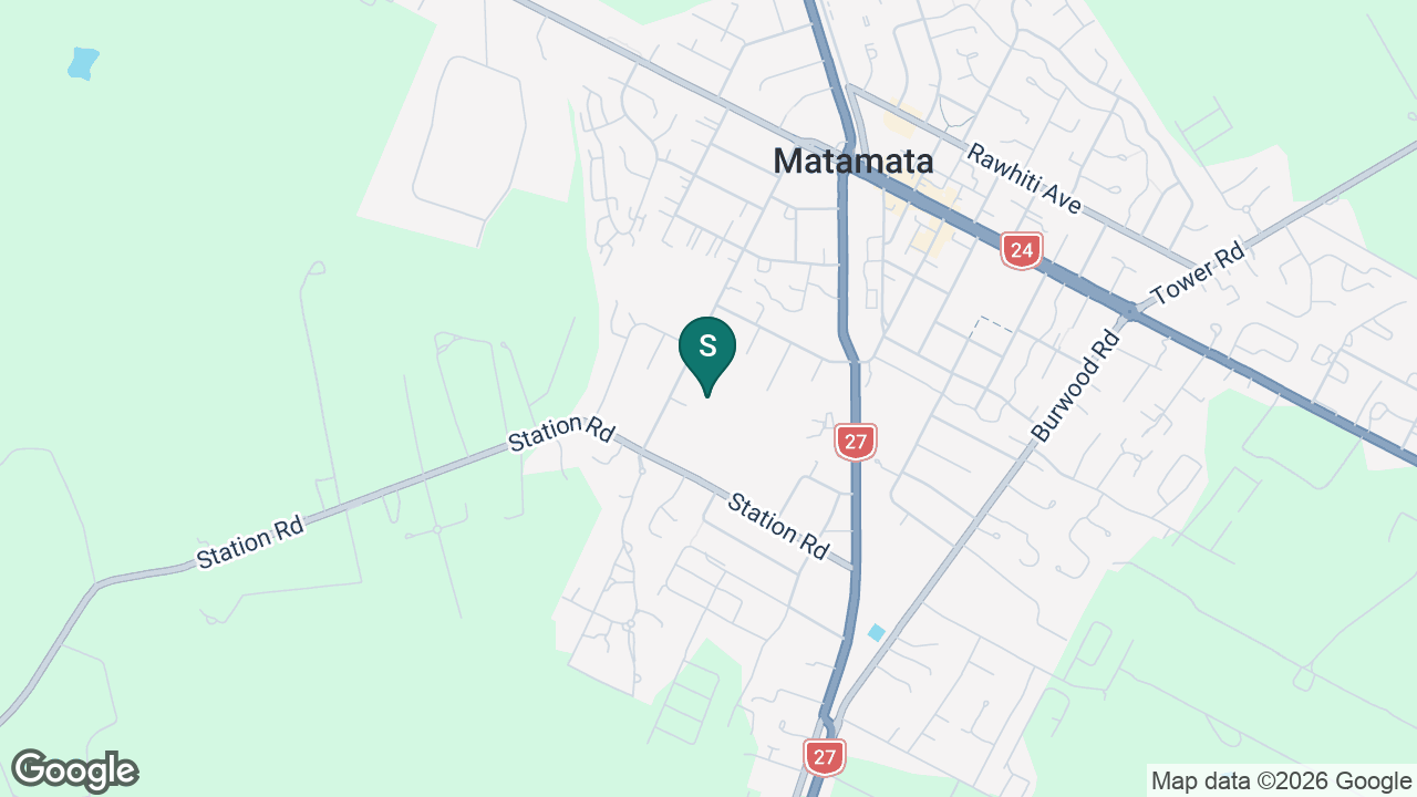 Matamata Intermediate static school zone map
