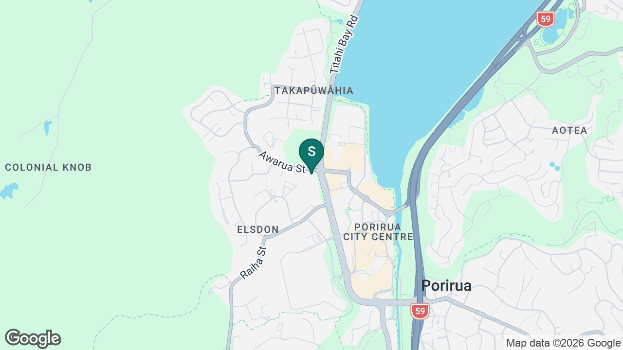 Porirua School static school zone map