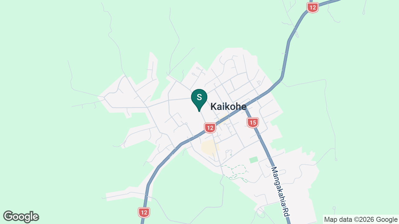 Kaikohe Intermediate static school zone map