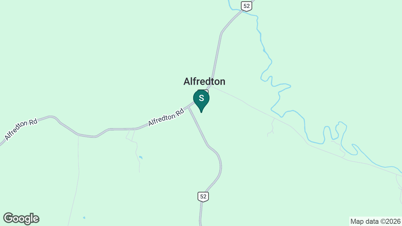 Alfredton School static school zone map