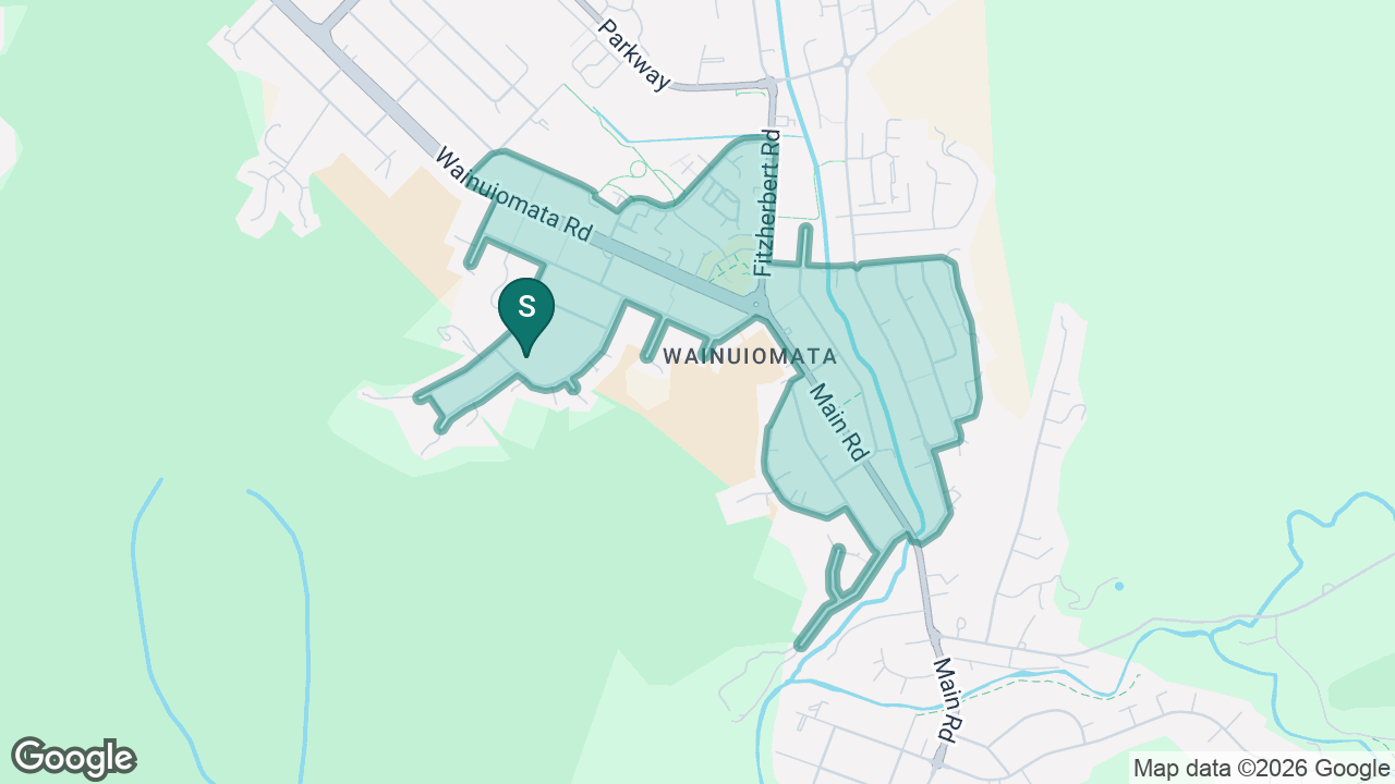 Fernlea School static school zone map