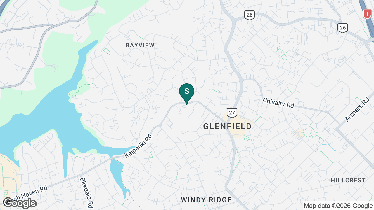Glenfield College static school zone map