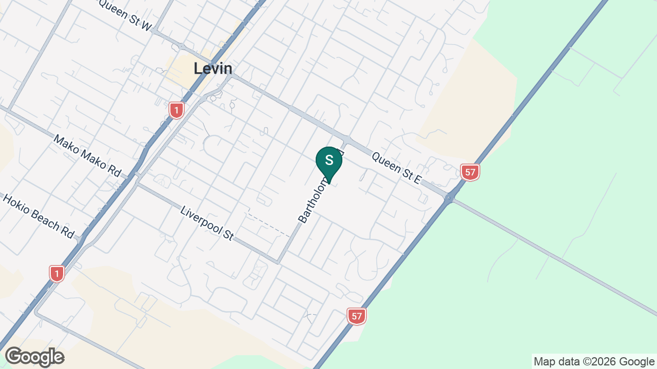 Levin Teen Parent Unit static school zone map