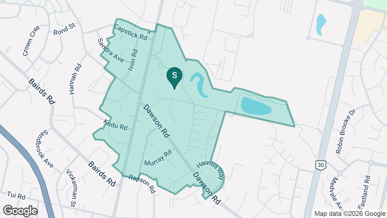 Rongomai School static school zone map