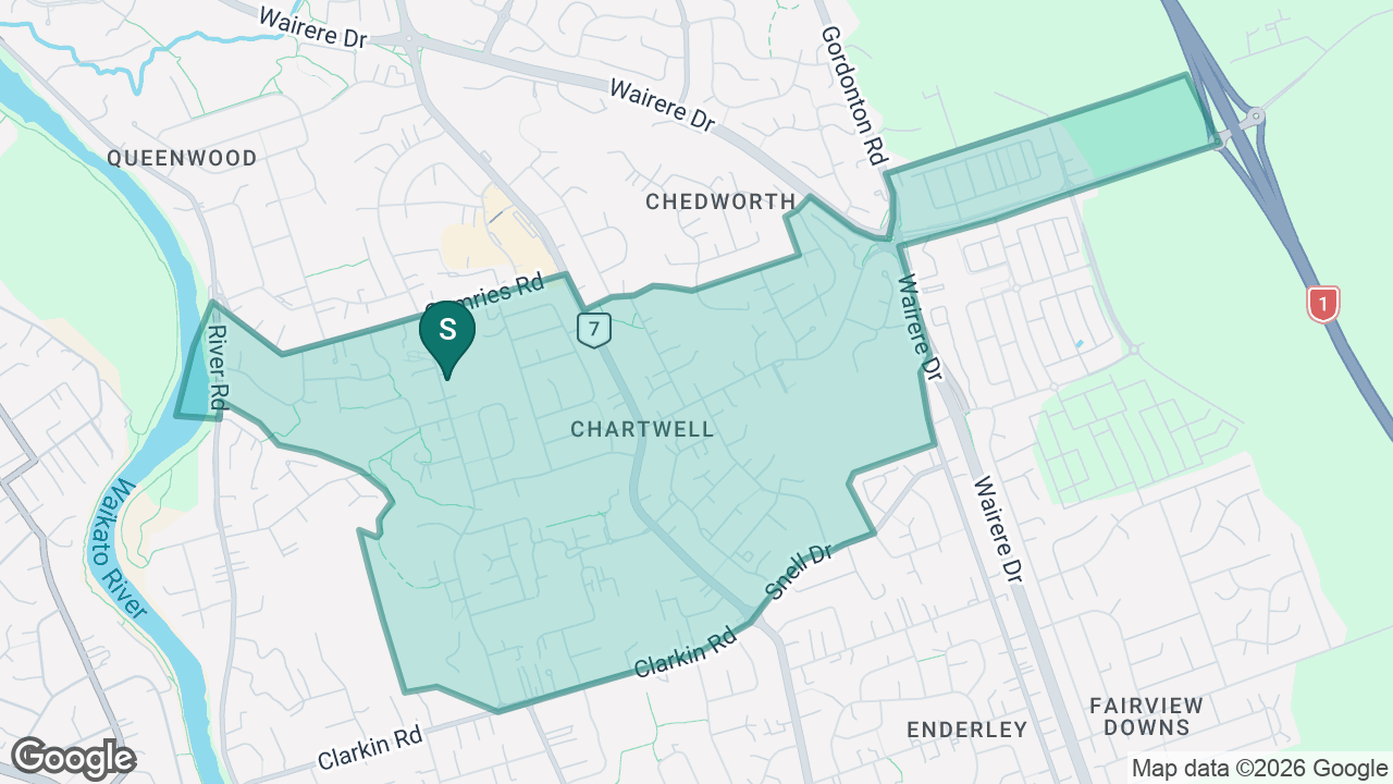 Bankwood School static school zone map