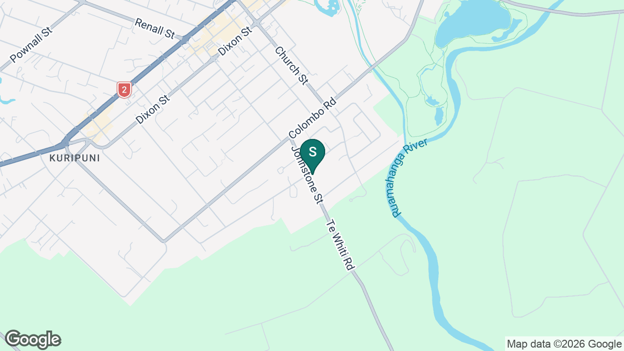 TKKM o Wairarapa static school zone map