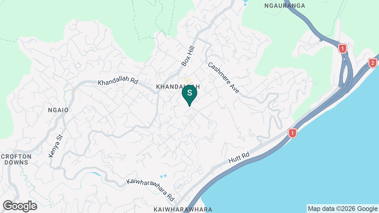 St Benedict's School (Khandallah) static school zone map