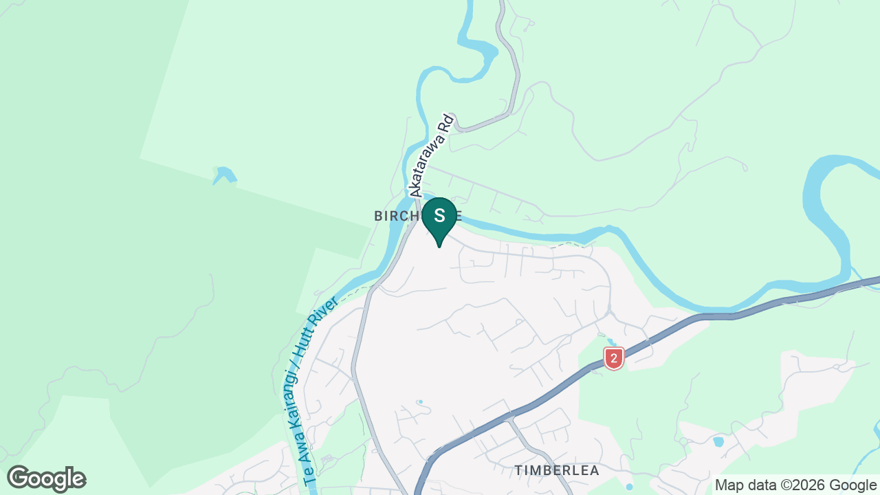 Birchville School static school zone map