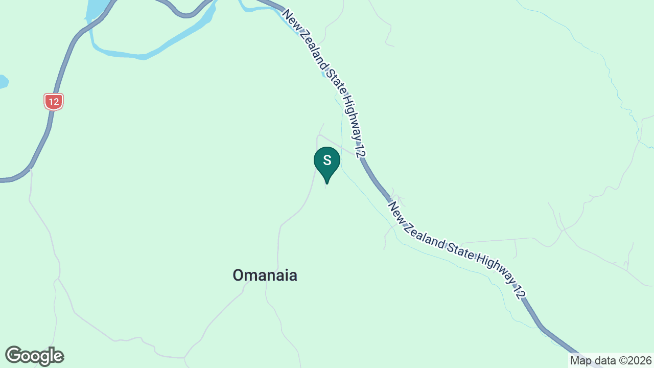 Te Kura o Ōmanaia static school zone map
