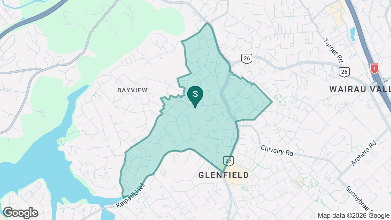 Manuka Primary School static school zone map