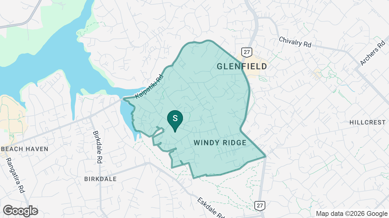 Windy Ridge School static school zone map