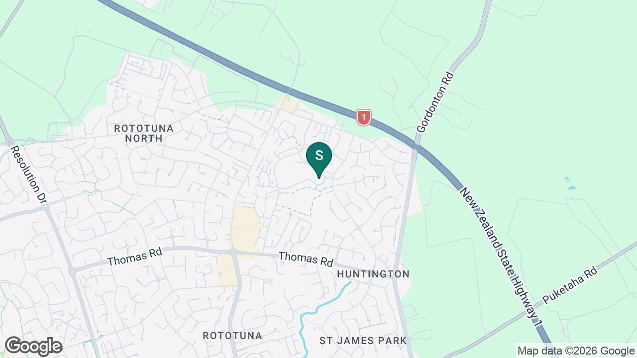 Waikato Waldorf School ( Rudolf Steiner) static school zone map