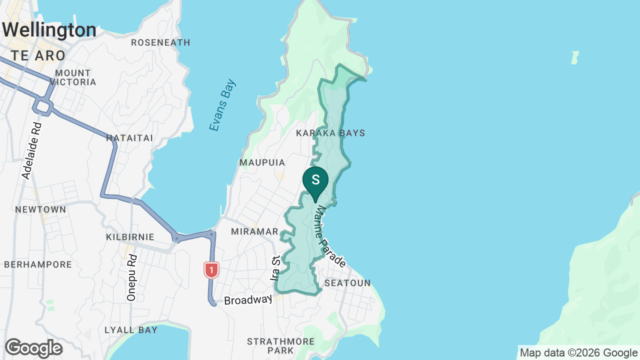 Worser Bay School static school zone map
