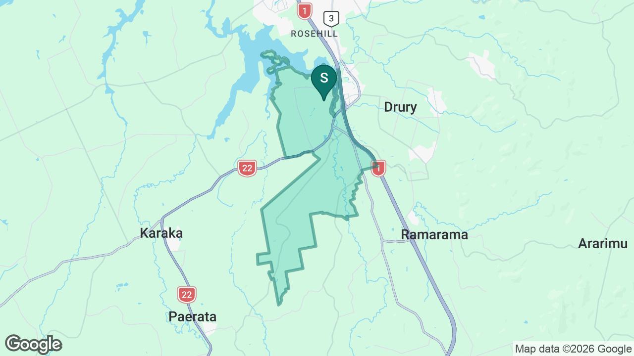 Ngākōroa School static school zone map