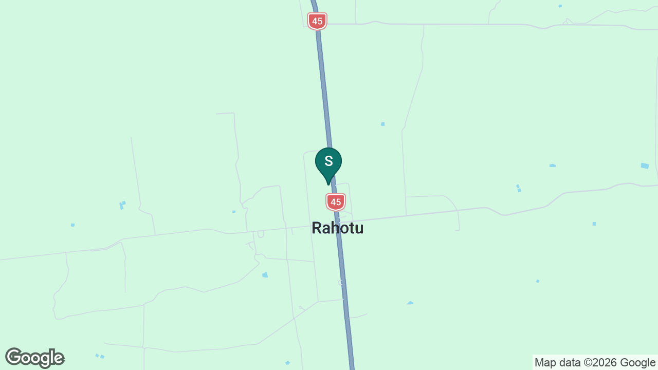 Rahotu School static school zone map