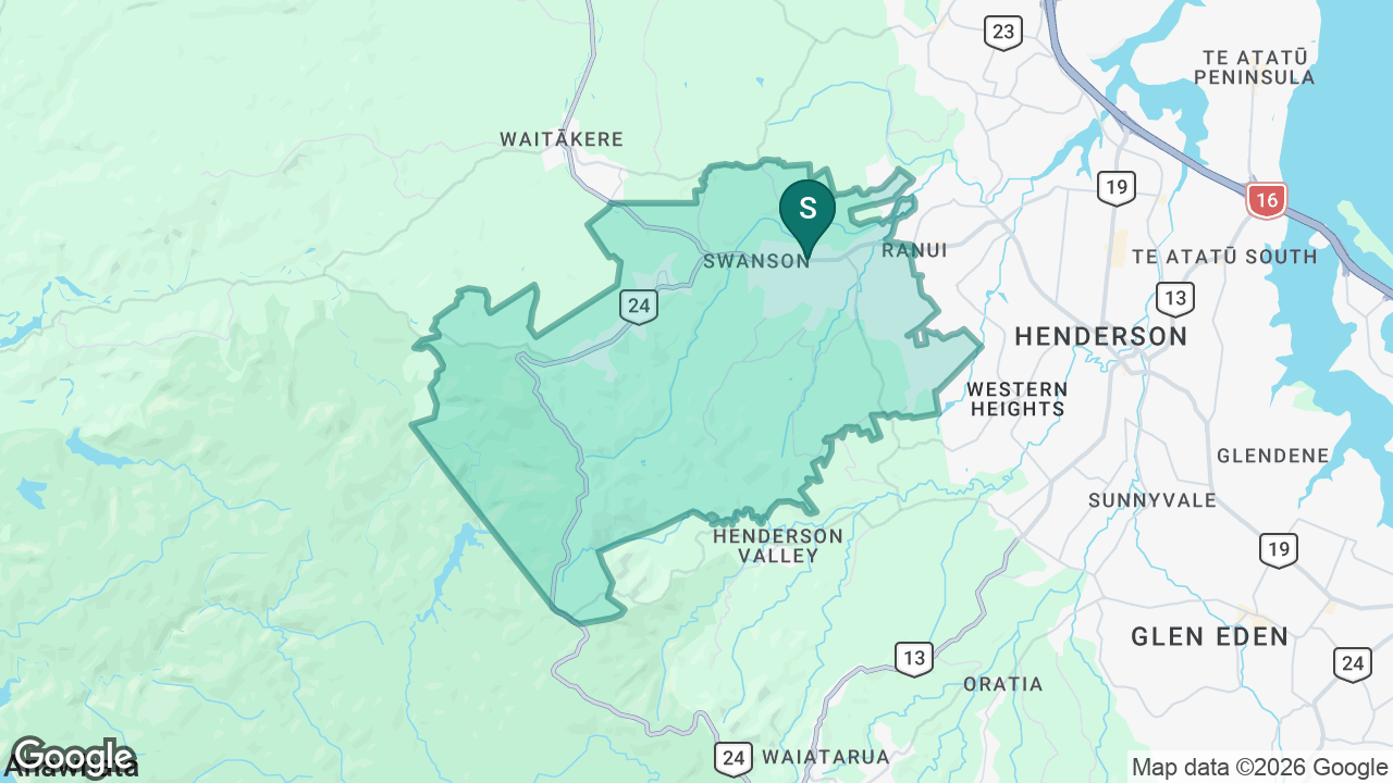 Swanson School static school zone map