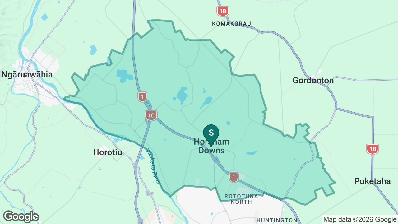 Horsham Downs School static school zone map