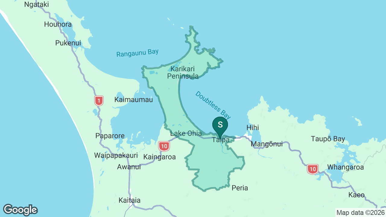 Taipa Area School static school zone map