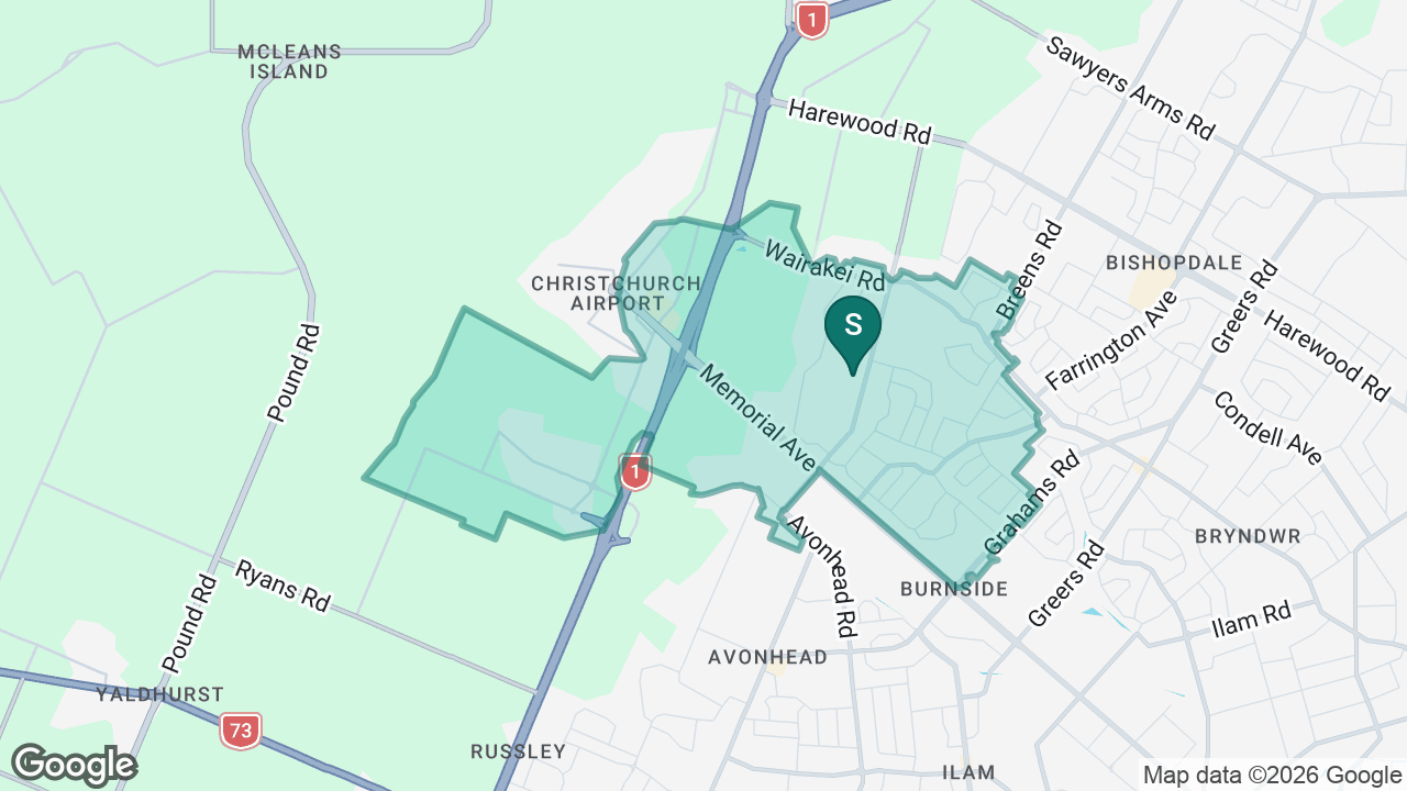 Te Ara Maurea Roydvale School static school zone map