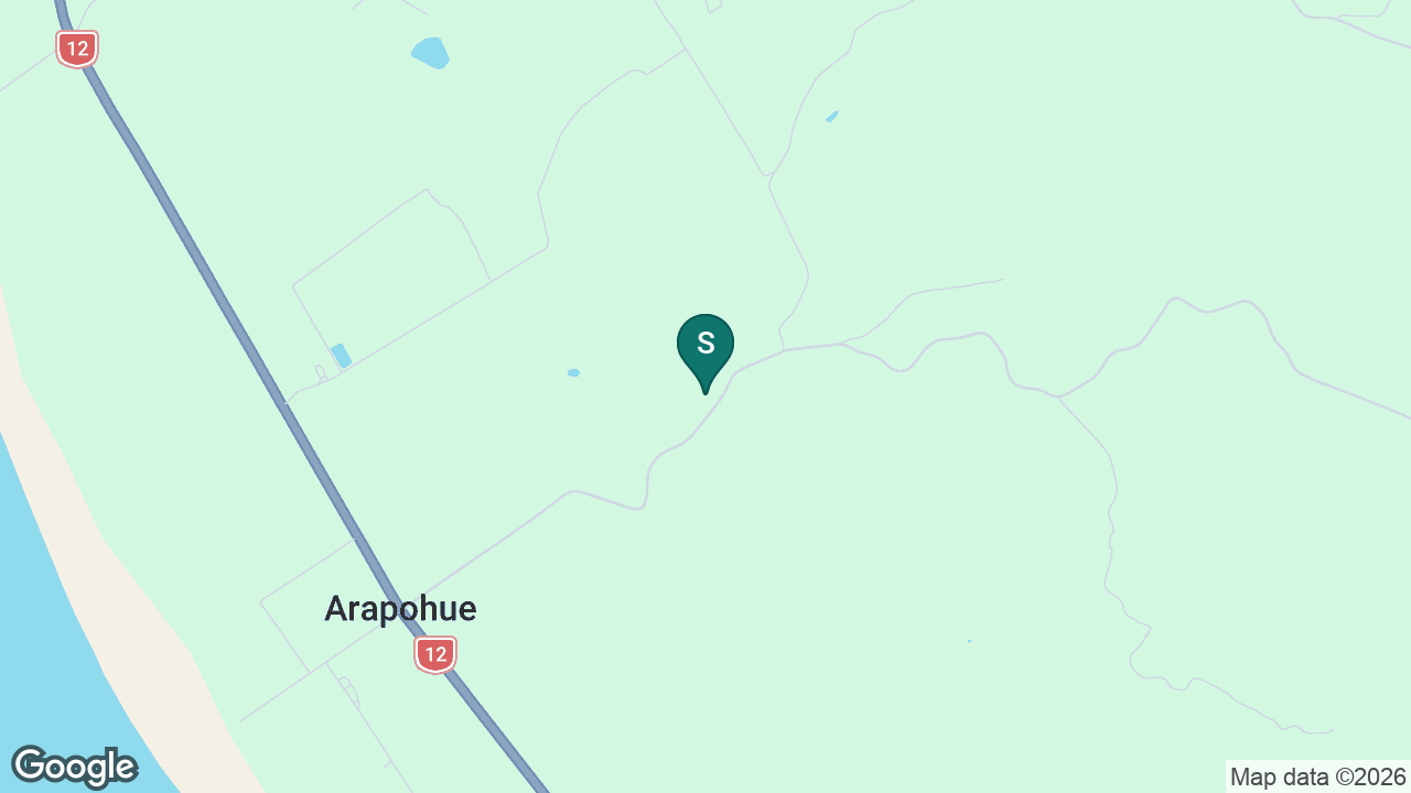 Arapohue School static school zone map