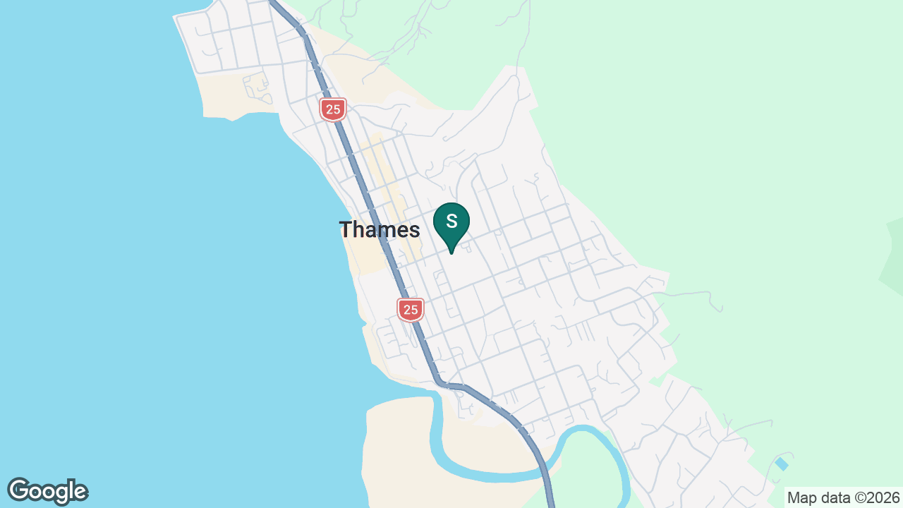Thames High School static school zone map