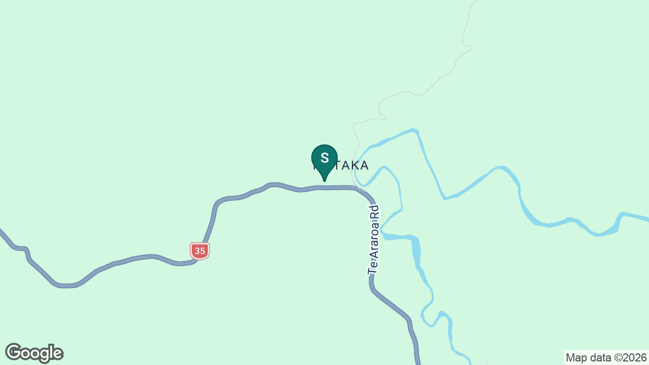 Potaka School static school zone map