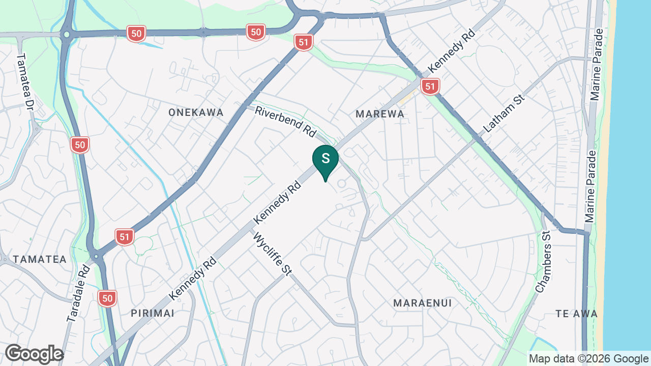William Colenso College static school zone map