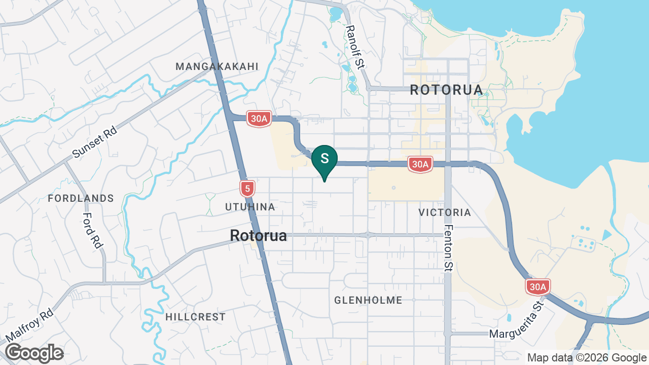 Awhina School/ Activity Centre static school zone map