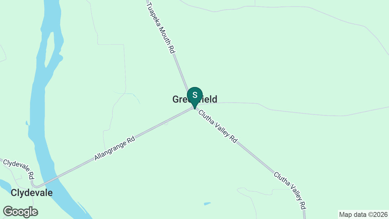 Clutha Valley School static school zone map
