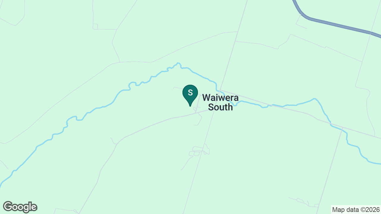 Waiwera South School static school zone map