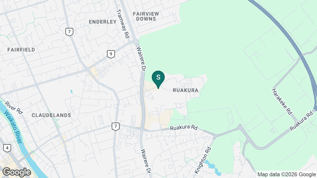 Tai Wananga static school zone map