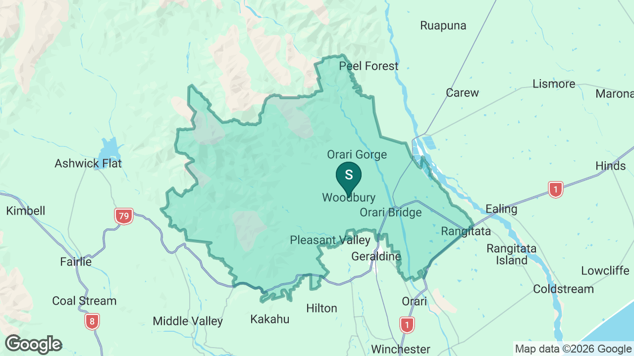 Woodbury School static school zone map