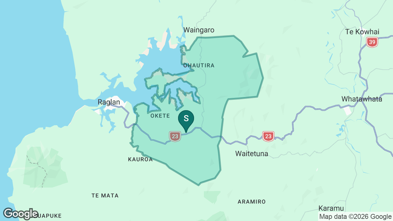 Te Uku School static school zone map