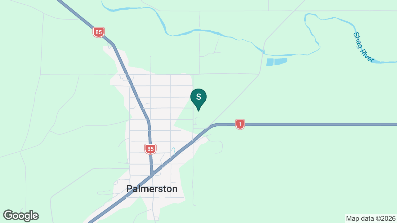 East Otago High School static school zone map